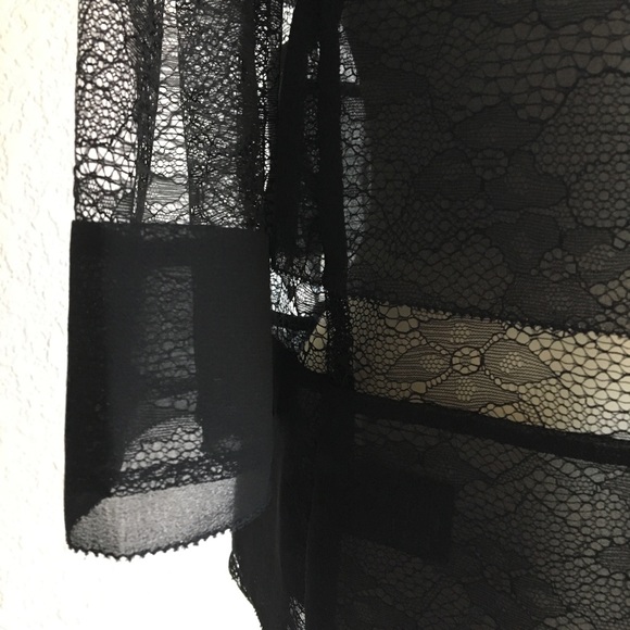 Ann Taylor Sheer overlay sz XX color black - Picture 4 of 8